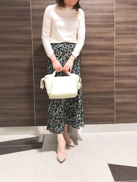 「interstaple（インターステイプル）のアイテム」を使った、keikeiriさん（レディース・167cm）の夏コーディネート