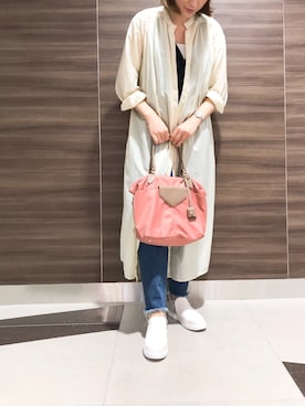 「Au BANNISTER（オゥバニスター）のアイテム」を使った、keikeiriさん（レディース・167cm）の秋コーディネート