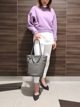 「interstaple（インターステイプル）のアイテム」を使った、keikeiriさん（レディース・167cm）の冬コーディネート