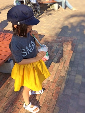 「quoti use fith（クゥオティ　ユース　フィス）のアイテム（シューズ）」を使った、★COCO☆さん（キッズ・110cm）の夏コーディネート