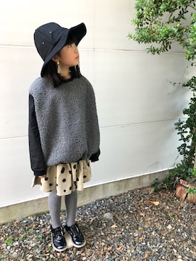 ★COCO☆さん(キッズ・128cm)の冬コーディネート