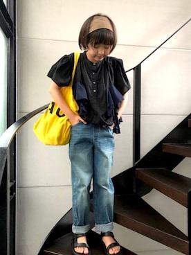 「JAyco（ジャイコ）のアイテム」を使った、★COCO☆さん（キッズ・138cm）の夏コーディネート