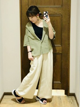 yasuno.【GLOBALWORK】さん（レディース・162cm）の夏コーディネート