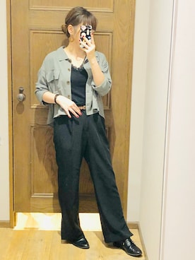 yasuno.【GLOBALWORK】さん（レディース・162cm）の秋コーディネート