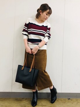 yasuno.【GLOBALWORK】さん（レディース・162cm）の秋コーディネート