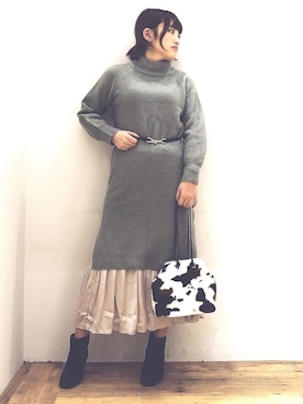 yasuno.【GLOBALWORK】さん（レディース・162cm）の冬コーディネート