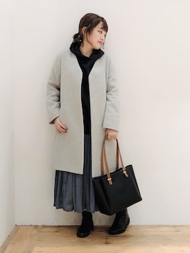 yasuno.【GLOBALWORK】さん（レディース・162cm）の冬コーディネート