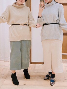 yasuno.【GLOBALWORK】さん（レディース・162cm）の冬コーディネート