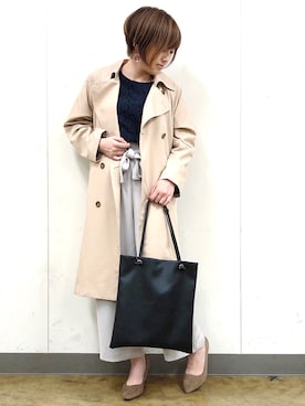 yasuno.【GLOBALWORK】さん（レディース・162cm）の春コーディネート