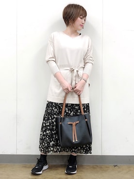 yasuno.【GLOBALWORK】さん（レディース・162cm）の春コーディネート