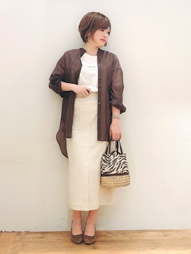 yasuno.【GLOBALWORK】さん（レディース・162cm）の春コーディネート
