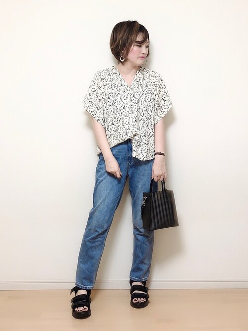 Global Work アリオ蘇我yasuno Globalwork さんのtシャツ カットソーを使ったコーディネート Zozotown