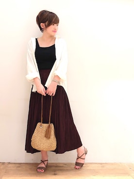 yasuno.【GLOBALWORK】さん（レディース・162cm）の夏コーディネート