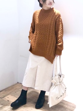 yasuno.【GLOBALWORK】さん（レディース・162cm）の冬コーディネート