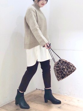 yasuno.【GLOBALWORK】さん（レディース・162cm）の冬コーディネート