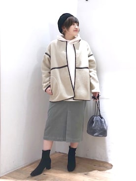 yasuno.【GLOBALWORK】さん（レディース・162cm）の冬コーディネート