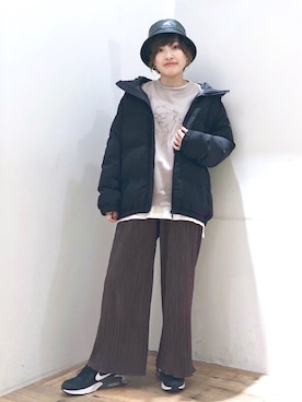 yasuno.【GLOBALWORK】さん（レディース・162cm）の冬コーディネート