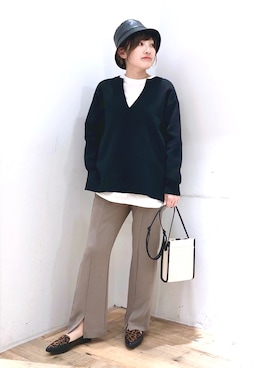 yasuno.【GLOBALWORK】さん（レディース・162cm）の冬コーディネート