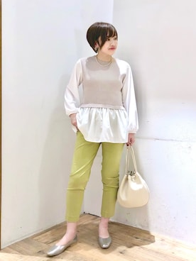 yasuno.【GLOBALWORK】さん（レディース・162cm）の春コーディネート