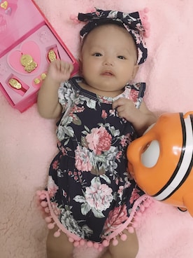「NOのアイテム」を使った、halobabyさん（キッズ・50cm）の冬コーディネート