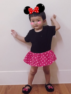「NOのアイテム」を使った、halobabyさん（キッズ・60cm）の冬コーディネート