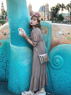 「Teva（テバ）のTeva / プラットフォーム ユニバーサル（サンダル）」を使った、くらさん（レディース・151cm）の夏コーディネート