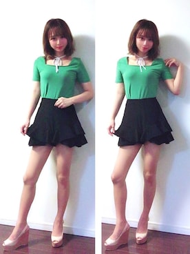 「D&B By DABAGIRL（-）のアイテム」を使った、mihoさん（レディース・160cm）の秋コーディネート