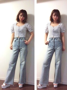 「D&B By DABAGIRL（-）のアイテム」を使った、mihoさん（レディース・160cm）の秋コーディネート