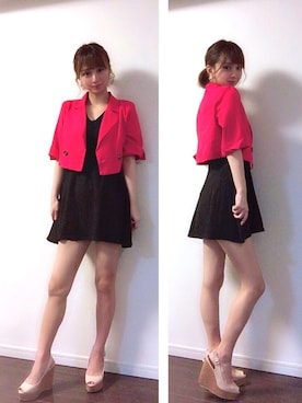 「D&B By DABAGIRL（-）のアイテム（ジャケット/アウター）」を使った、mihoさん（レディース・160cm）の秋コーディネート