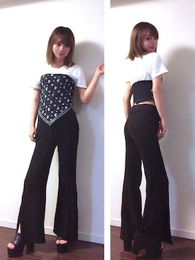 「D&B By DABAGIRL（-）のアイテム」を使った、mihoさん（レディース・160cm）の秋コーディネート