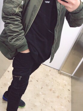 「アイテム（シューズ）」を使った、TAKEKINGさん（メンズ・162cm・10代）の冬コーディネート
