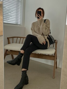 「SECRETLABEL（シークレットレーベル）のアイテム」を使った、SECRET LABELさん（レディース・162cm）の秋コーディネート