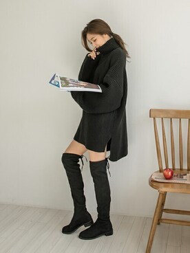 「SECRETLABEL（シークレットレーベル）のアイテム」を使った、SECRET LABELさん（レディース・162cm）の秋コーディネート