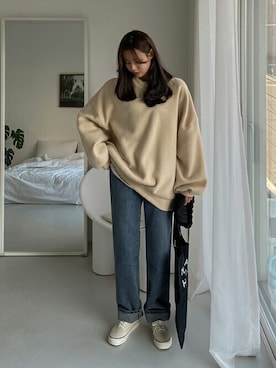 「SECRETLABEL（シークレットレーベル）のアイテム」を使った、SECRET LABELさん（レディース・162cm）の冬コーディネート