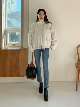 「SECRETLABEL（シークレットレーベル）のアイテム」を使った、SECRET LABELさん（レディース・162cm）の冬コーディネート