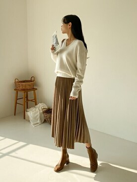 「SECRETLABEL（シークレットレーベル）のアイテム」を使った、SECRET LABELさん（レディース・162cm）の冬コーディネート