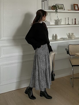 「ファッションの力を信じよう」｜SECRET LABELさん（レディース・162cm）の冬コーディネート