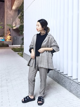 酒井真実さん（レディース・153cm）の夏コーディネート