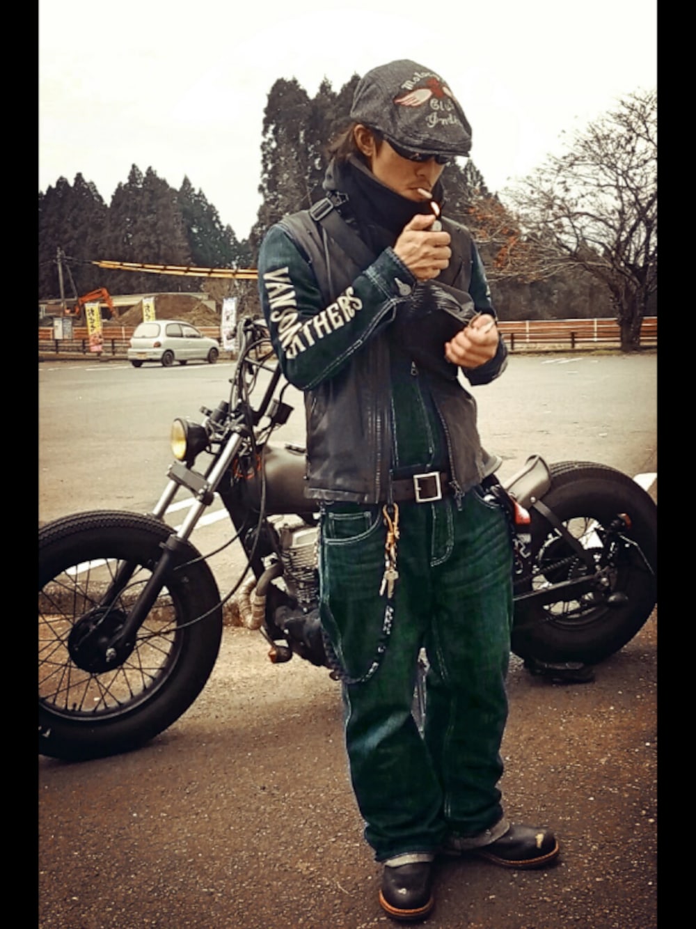 NEIGHBORHOOD スカル ウォレットチェーン tenderloin neighborhood