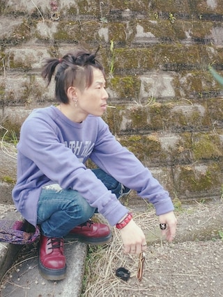 Tmt ティーエムティー の さまぁ ず 大竹一樹さん着用 Vintage French Terry Pigment Dye Pullover スウェット Wear