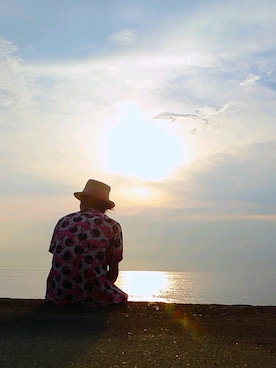 「アロハシャツ」｜ha7koさん（メンズ・162cm）の夏コーディネート