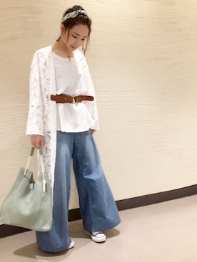 「Johnbull（ジョンブル）のアイテム」を使った、DouDou_arisaさん（レディース・158cm）の春コーディネート