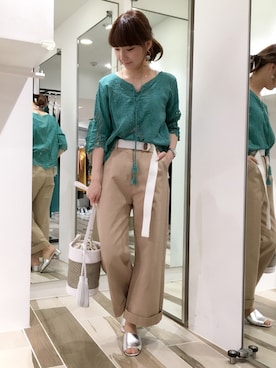 DouDou_arisaさん（レディース・158cm）の春コーディネート