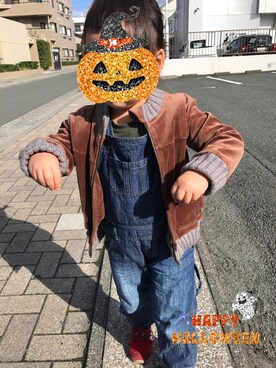 「wearhalloween2017」｜「アイテム（ジャケット/アウター）」を使った、マメマメさん（キッズ・100cm）の秋コーディネート