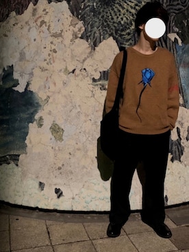 「UNIF（ユニフ）のアイテム（トップス）」を使った、Yoheiさん（メンズ・175cm）の秋コーディネート