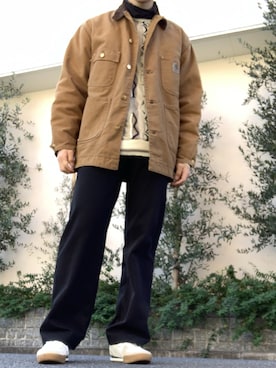 「GIVENCHY（ジバンシイ）のアイテム（スニーカー）」を使った、Yoheiさん（メンズ・175cm）の冬コーディネート