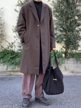 「TO&CO.（トゥーアンドコー）のアイテム」を使った、Yoheiさん（メンズ・175cm）の冬コーディネート