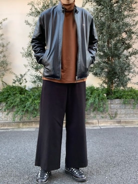 「GIORGIO ARMANI（ジョルジオアルマーニ）のアイテム（ジャケット/アウター）」を使った、Yoheiさん（メンズ・175cm）の春コーディネート
