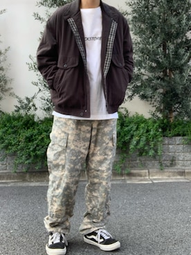 「アイテム（ブルゾン）」を使った、Yoheiさん（メンズ・175cm）の春コーディネート