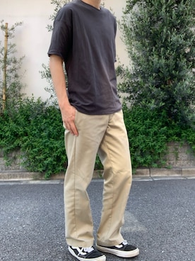 「AURALEE（オーラリー）の＜AURALEE（オーラリー）＞ スタンドアップ　Tシャツ■■■（Tシャツ/カットソー）」を使った、Yoheiさん（メンズ・175cm）の春コーディネート